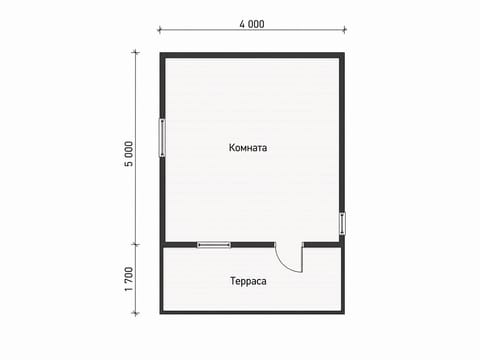 Дом 4×5 с террасой — фото 2
